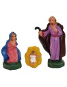 Natività 4 cm in pvc Mondo Presepi