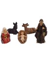 Natività 5 soggetti 3 cm in resina per Presepe