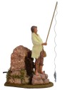 Pescatore in movimento Fontanini 19 cm statua, altezza, uomo