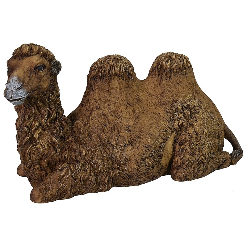 Resin camel sitting with turned head series 30 cm Pigini