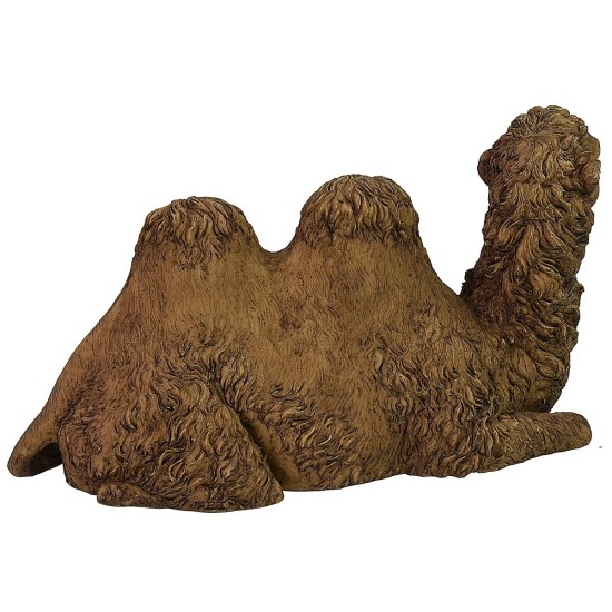 Resin camel sitting with turned head series 30 cm Pigini