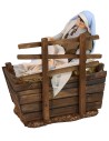 Nativity 30 cm Pigini Maria with cradle and St. 