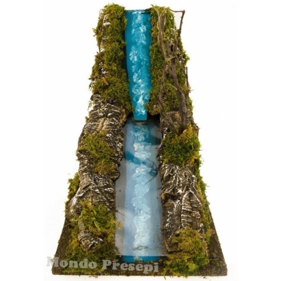 Waterfall with depth effect