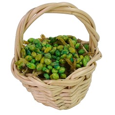 Cesto in vimini con olive cm ø 2,5x3 h