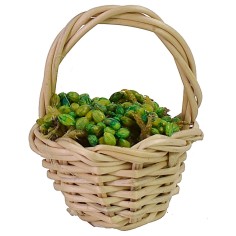 Cesto in vimini con olive cm ø 2,5x3 h cesto con arance 2