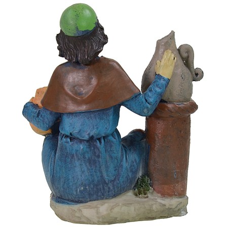 Alfarero de resina serie 25 cm, resina, base, altura