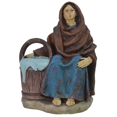 Lavandaia in resina serie 25 cm