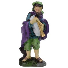 Zampognaro in resina 20 cm