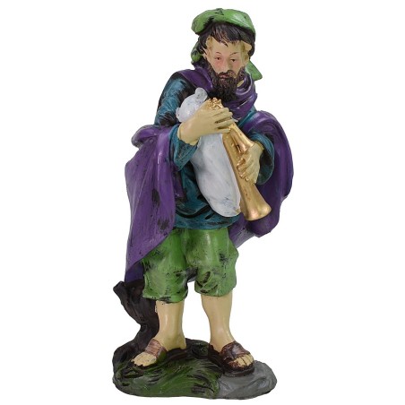 Zampognaro in resina 20 cm