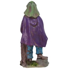 Zampognaro de resina 25 cm base, resina, real, altura 2