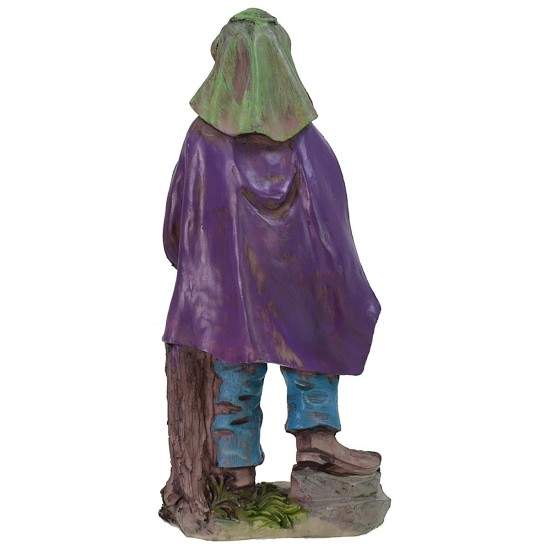 Zampognaro in resina 25 cm base, resina, reale, altezza