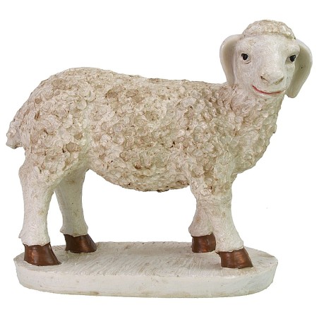 Pecora in resina per statue di altezza 40-45 cm