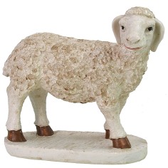 Pecora in resina per statue di altezza 40-45 cm altezza, base 2