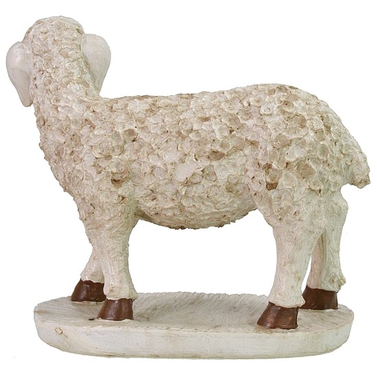 Oveja de resina para estatuas de altura 40-45 cm, base