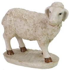 Oveja de resina para estatuas de altura 30-40 cm de altura, base. 2