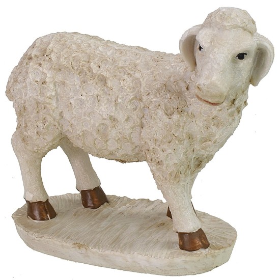 Pecora in resina per statue di altezza 30-40 cm