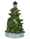 Natividad 5,5 cm en resina con árbol de 5,7x5,6x10,2 cm h