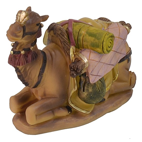 Camello sentado en resina serie cm 13 h altura, joroba, sentado