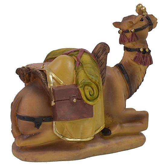 Camello sentado en resina serie cm 13 h altura, joroba, sentado