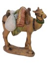 Camello de resina con silla de montar, altura 13 cm, silla de montar.