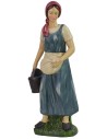 Donna con secchio in resina serie 40 cm