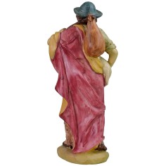 Pastore con agnello in resina serie 40 cm serie, resina, base 2