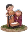 Natività naif 3 cm in resina base, resina, natività, altezza
