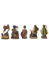 Set 5 statue 3 cm in resina resina, altezza, statue, agnello
