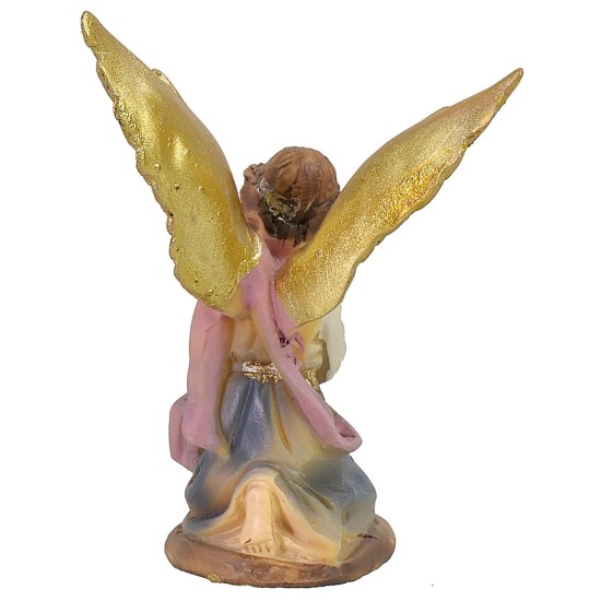 Angelo in ginocchio serie 6,5 cm per Natività di 7-8 cm