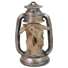 Lantern with Nativity in resin 2