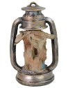 Lantern with Nativity in resin