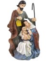 Monobloc nativity in resin with functioning led lantern