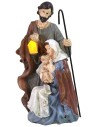 Nativity monoblock in resin with working led lantern cm