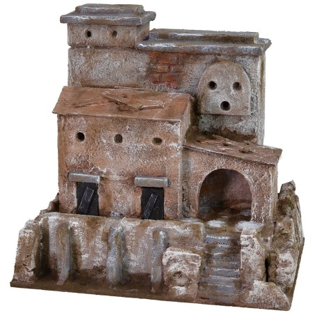 Casa de campo en la distancia cm 22x15x21 h distancia, madera