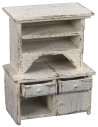 Aparador blanco con cajones de 8,5x5x10,5 cm h