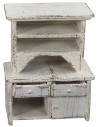 Aparador blanco con cajones de 8,5x5x10,5 cm h