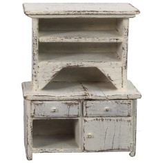 Credenza bianca con cassetti cm 8,5x5x10,5 h