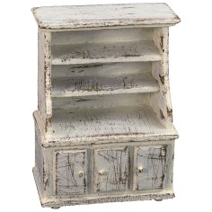 Credenza bianca con ripiani cm 8x5x11 h 2