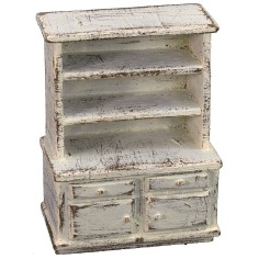 Credenza in legno sbiancato cm 8x5x11 h legno, poter, presenti 2