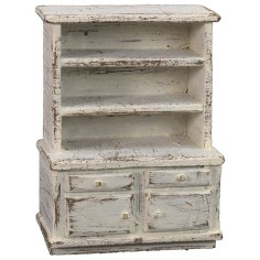 Credenza in legno sbiancato cm 8x5x11 h legno, poter, presenti