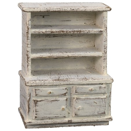 Credenza in legno sbiancato cm 8x5x11 h legno, poter, presenti