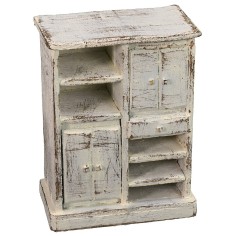 Mobile da cucina in legno bianco cm 8,5x5x11 h legno, altezza 2