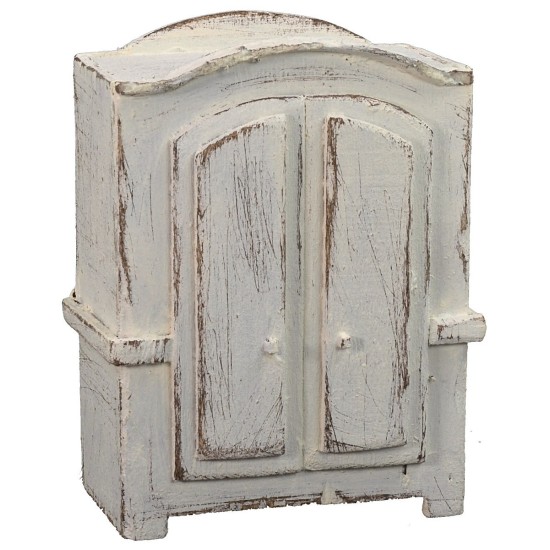 Armadio bianco in legno cm 8x4,5x11 h
