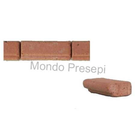 Mensoline mm 9X24 in terracotta 40 pz mattoni in terracotta