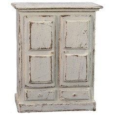 Armadio bianco con ante e cassetti cm 8,5x4,5x11 h armadio