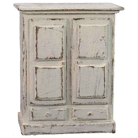 White wardrobe with doors and drawers cm 8,5x4,5x11 h