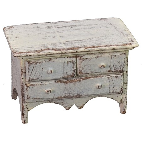 Cassettone bianco cm 8x4,5x5 h