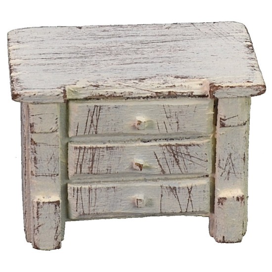 Comò bianco cm 7x4,5x5 h