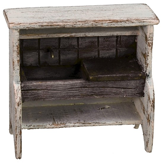 Lavello cm 9x4,5x8,5 h altezza, consigliato, statue, legno