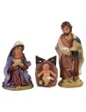 Natividad 5 figuras en resina serie 5 cm